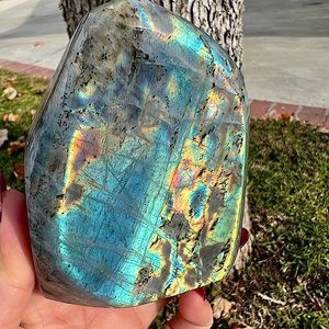 Labradorite Free Form Mix Color - Blue Base Flash